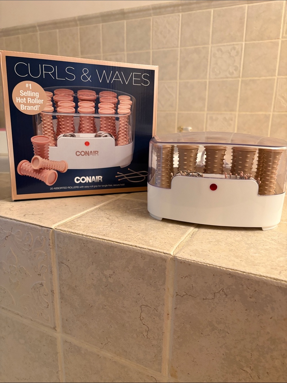 Like New Conair Curls and Waves Hot Rollers
